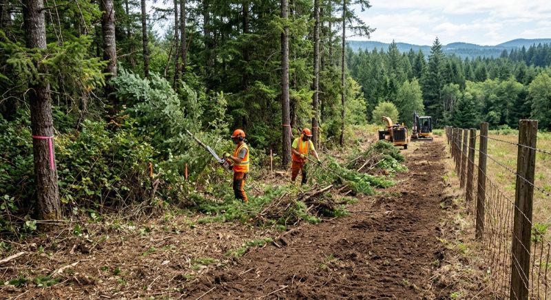 Slope Clearing in Cumming, GA